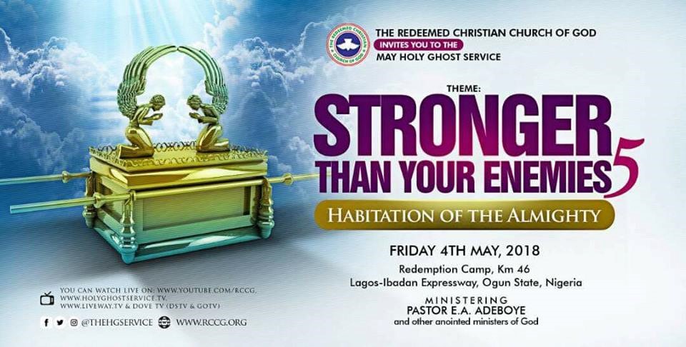 HOLY COMMUNION SERVICE – MAY 2018