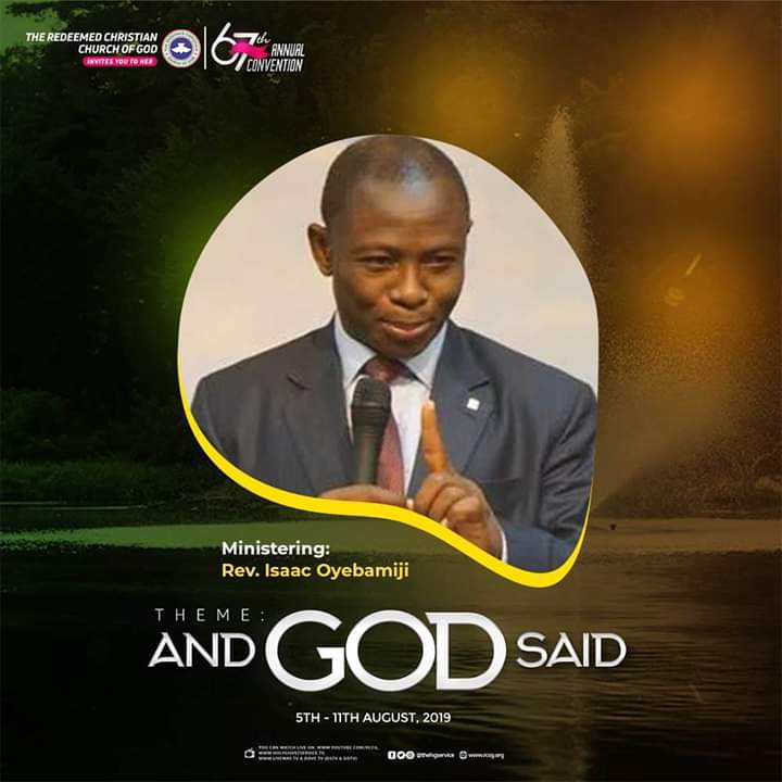 67TH RCCG ANNUAL CONVENTION (PLENARY SESSION 4) – PLENARY SESSION 4 TOPIC: AND GOD SAID: “NO WEAPON FORMED AGAINST YOU WILL PROSPER”. – MINISTERING: REVEREND (DR) ISSAC OYEBAMIJI