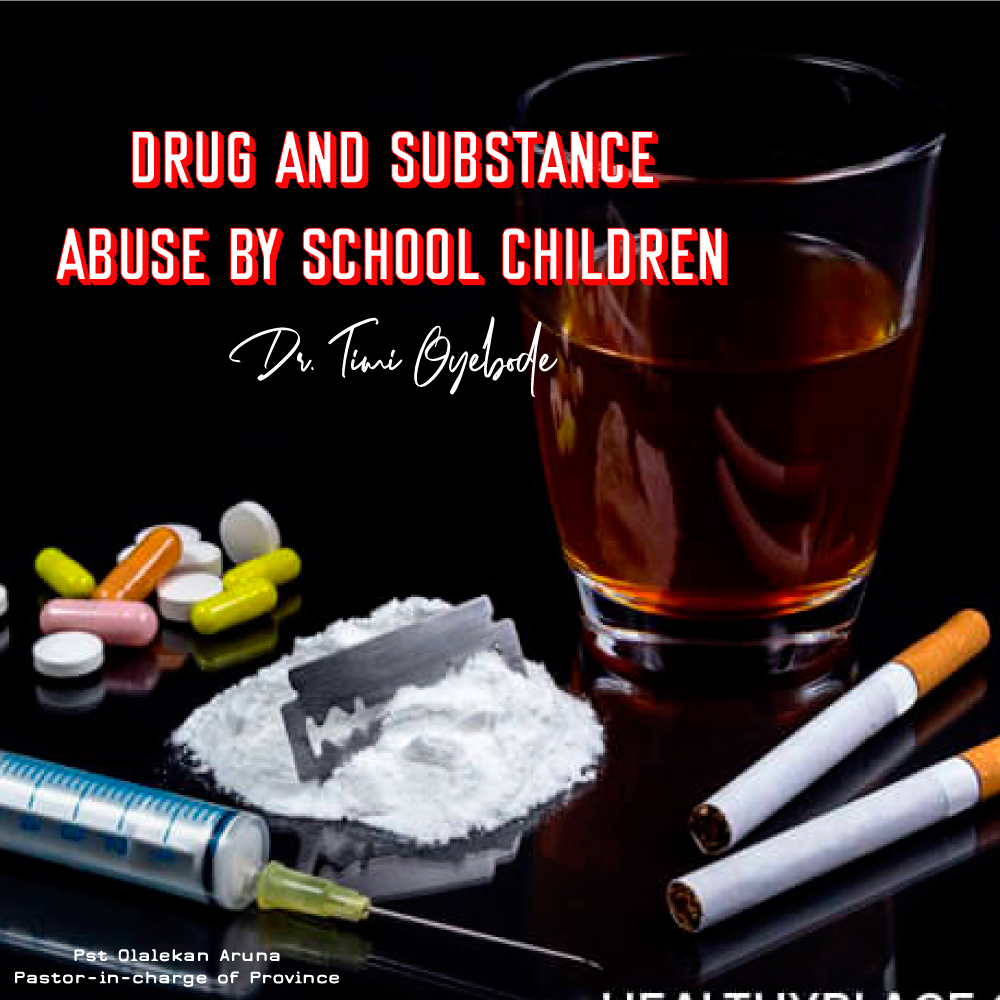 INSIGHTS AND CONTRIBUTIONS TO VANGUARD NEWSPAPER INVESTIGATION INTO DRUG AND SUBSTANCE ABUSE BY SCHOOL CHILDREN (YOUTHS AND TEENAGERS)