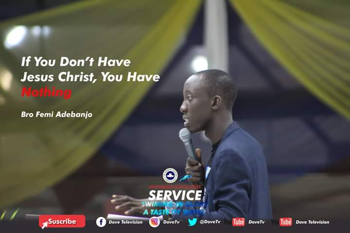 RCCG NOVEMBER 2019 HOLY GHOST SERVICE – THEME: SWIMMING IN GLORY – PART 8 (A TASTE OF WATER) – TALK 2: BROTHER BABAFEMI ADEBAJO