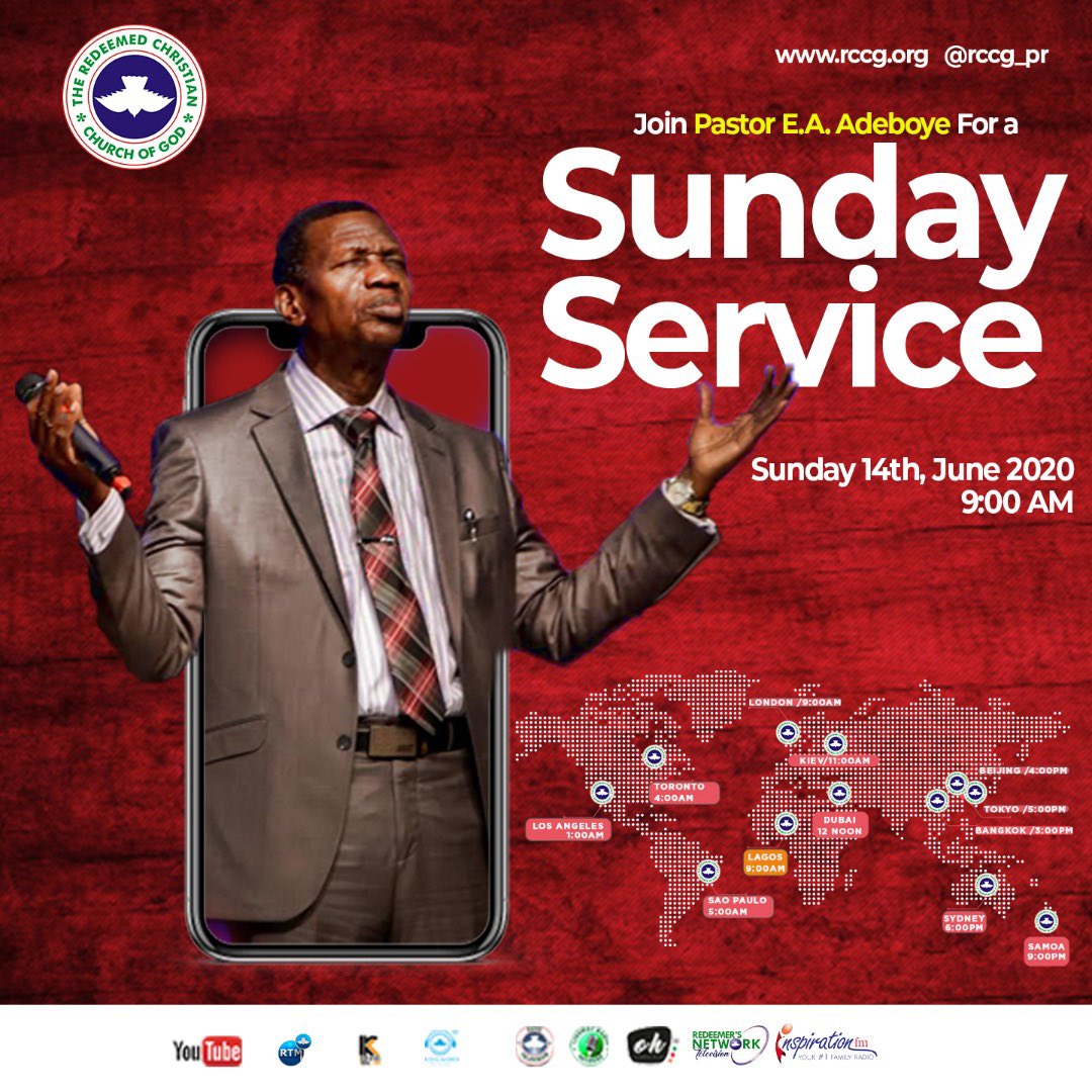 SPECIAL RCCG ONLINE SUNDAY SERVICE – TOPIC: FROM LOCKDOWN TO LEAPING UP – PART 1 – MINISTERING: PASTOR E.A ADEBOYE