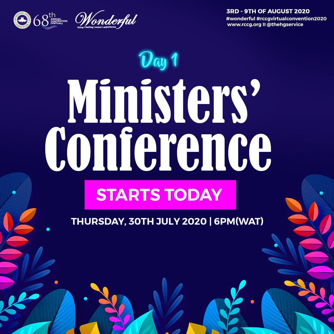 Audio: Day 1 – RCCG Ministers’ Conference 2020, Wonderful