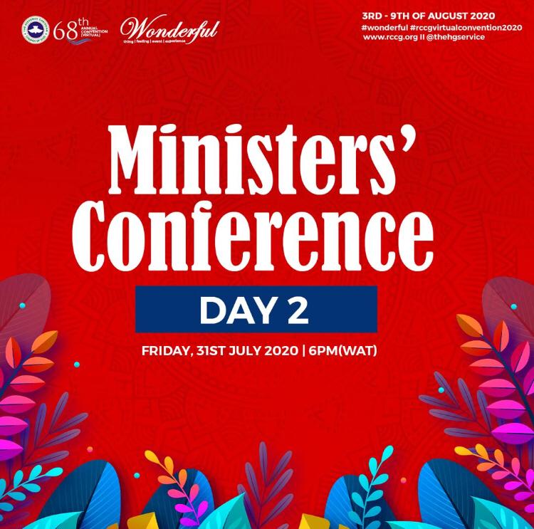 Audio: Day 2 – RCCG Ministers’ Conference 2020, Wonderful