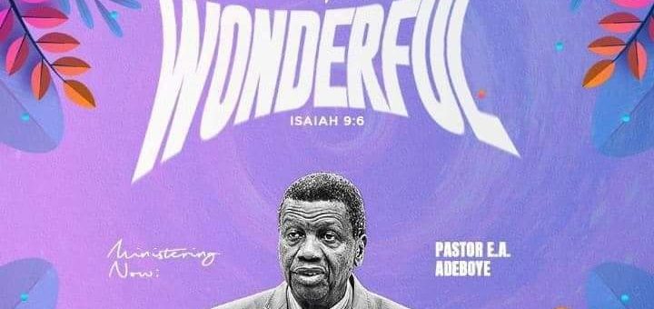 wonderful convention pastor ea adeboye