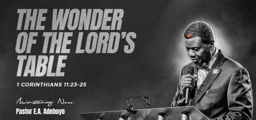 Wonders of the lord's table pastor ea adeboye rccg convention
