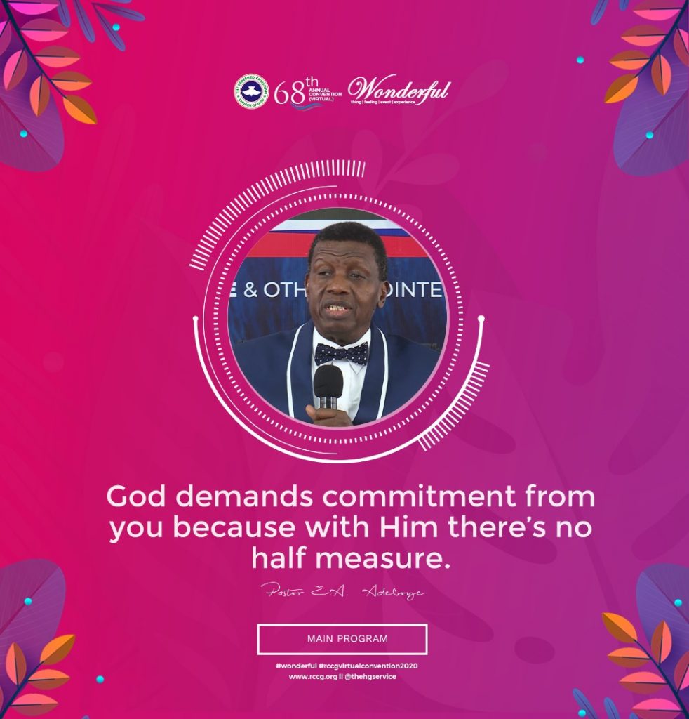 wonders of commitment pastor ea adeboye