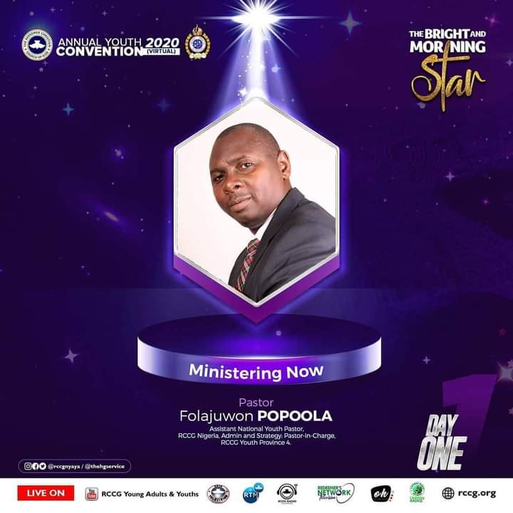 Folajuwon Popoola RCCG AYC 2020