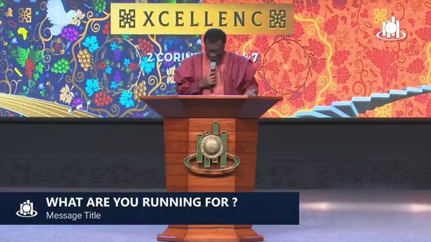 WHAT ARE YOU RUNNING FOR? (PART 2): PASTOR MENSA OTABIL, SEPT. 13TH, 2020