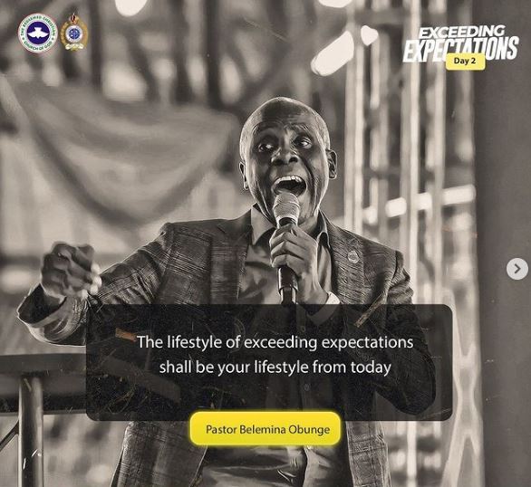 PRINCIPLES OF EXCEEDING EXPECTATIONS: PASTOR BELEMINA OBUNGE – RCCG ANNUAL YOUNG ADULTS AND YOUTH CONVENTION 2021, DAY 2