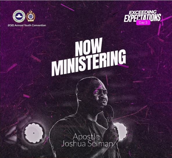 CHOOSE LIFE: APOSTLE JOSHUA SELMAN NIMMAK – RCCG ANNUAL YOUNG ADULTS AND YOUTH CONVENTION 2021, DAY 3.