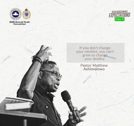 Audio: Changing Your Mindset – Pastor Mathew Ashimolowo – RCCG Annual Youth Convention 2021, Day 4