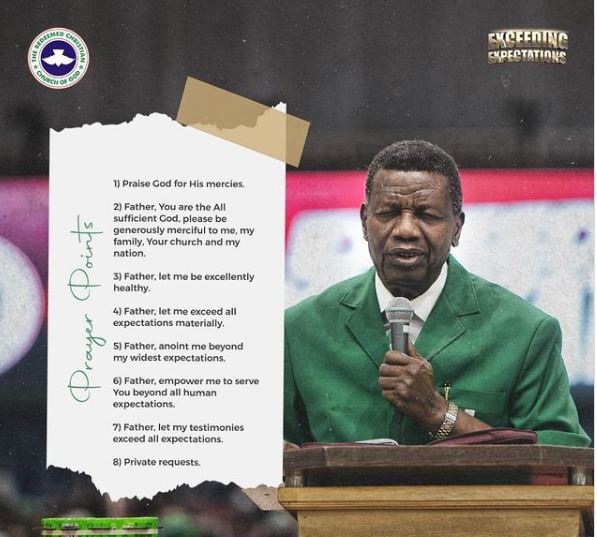 Audio: God Bless You – Part 9 (Exceeding Expectations) Pastor E.A. Adeboye – RCCG October 2021 Holy Ghost Service