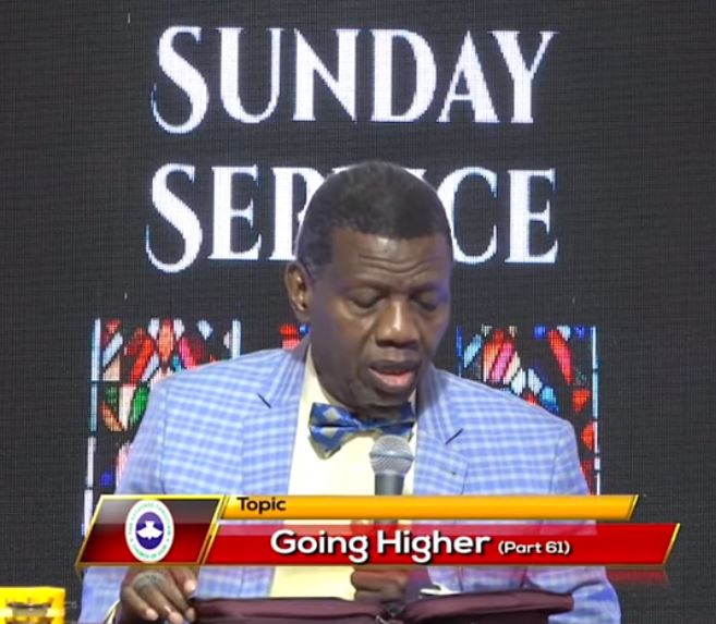 GOING HIGHER- PART 61: PASTOR E.A ADEBOYE – SPECIAL RCCG ONLINE SUNDAY SERVICE, 29TH MAY, 2022.