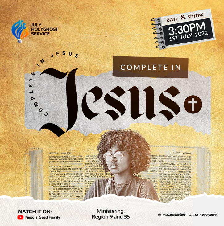 Audio: Oluwalayomi Anifowose – July 2022 Holy Ghost Service, PSF Hour – Complete In Jesus