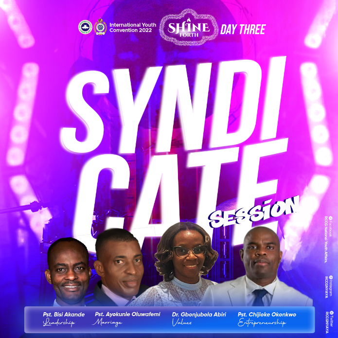 AUDIO: SHINING FORTH IN LEADERSHIP – PASTOR BISI AKANDE, RCCG INTERNATIONAL YOUTH CONVENTION 2022 DAY 3