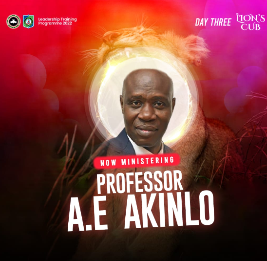 AUDIO: BEING THE BEST – PROFESSOR A.E. AKINLO, CRM LEADERSHIP TRAINING 2022 DAY 3