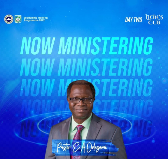 AUDIO: THE LION’S CUB – PASTOR E.A ODEYEMI, CRM LEADERSHIP TRAINING 2022 DAY 2
