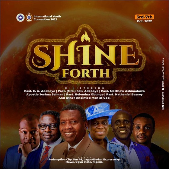 SHINE FORTH: COMPILATION OF RCCG INTERNATIONAL YOUTH CONVENTION, 2022 MESSAGES – PDF FORMAT