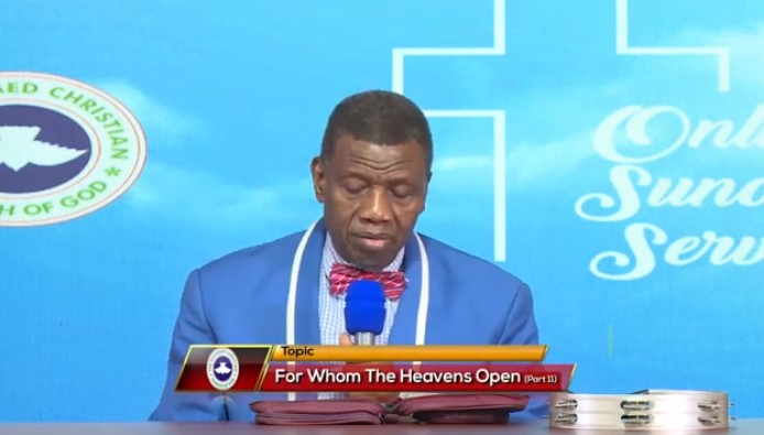 FOR WHOM THE HEAVENS OPEN – PART 11: PASTOR E.A ADEBOYE – SPECIAL RCCG ONLINE SUNDAY SERVICE, 16TH APRIL, 2023.