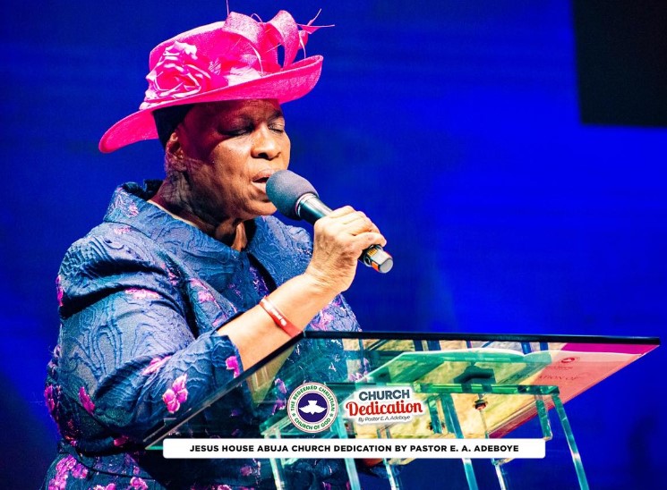 Audio: Pastor [Mrs] Folu Adeboye, RCCG Jesus House Abuja Church Dedication, May 13th, 2023