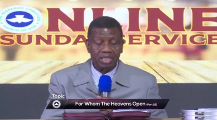 Audio: For Whom The Heavens Open Part 22 – Pastor E.A. Adeboye, RCCG Online Sunday Service, July 23rd, 2023