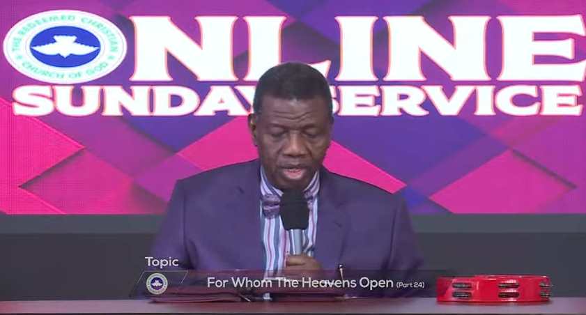 FOR WHOM THE HEAVENS OPEN – PART 24: PASTOR E.A ADEBOYE – SPECIAL RCCG ONLINE SUNDAY SERVICE, 20TH AUGUST, 2023.