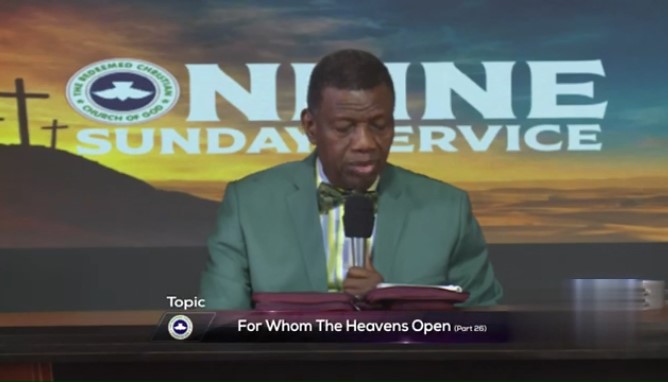 Audio: For Whom The Heavens Open Part 26 – Pastor E.A. Adeboye, RCCG Online Sunday Service, October 15th, 2023