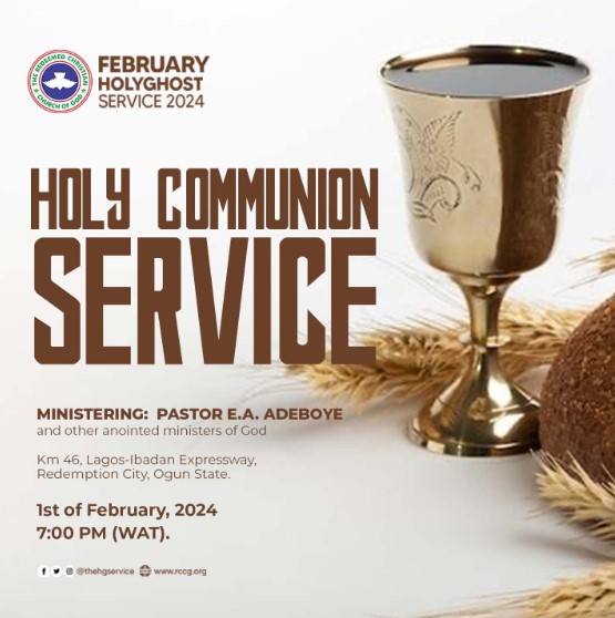 Audio RCCG February 2024 Holy Communion Service Pastor E A Adeboye   Feb 2024 Holy Communion 