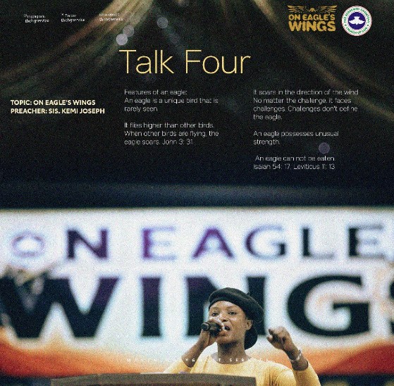 ON EAGLES' WINGS TALK 4 SOUTH WEST ZONE SISTER KEMI JOSEPH RCCG