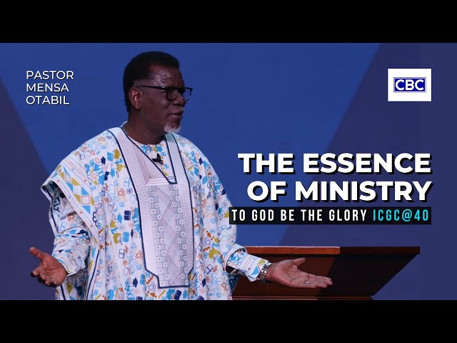 THE ESSENCE OF MINISTRY - SPECIAL SUNDAY SERVICE WITH PASTOR (DR) MENSA ...