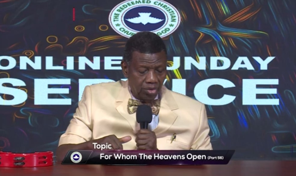 AUDIO: FOR WHOM THE HEAVENS OPEN PART56 – PASTOR E.A. ADEBOYE, RCCG ONLINE SUNDAY SERVICE.