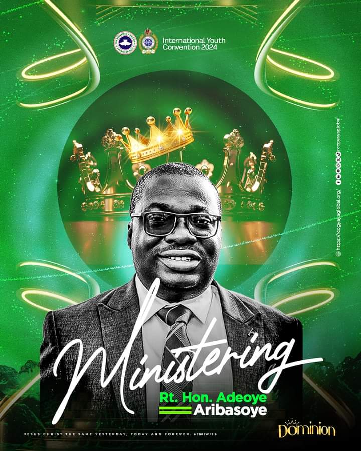 AUDIO: HON. ADEOYE ARIBASOYE – RCCG 2024 INTERNATIONAL YOUTH CONVENTION DAY 2 EVENING SESSION PLENARY 3