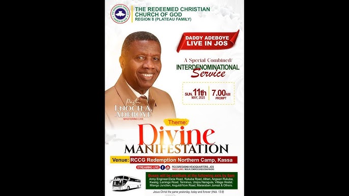 AUDIO: DIVINE MANIFESTATION –  RCCG CONTINENT2  NOTHERN ZONE WORKERS AND MINISTERS CONFERENCE  2025  DAY2 –  PASTOR E.AADEBOYE