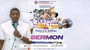 GRATITUDE:RCCG JANUARY 2026 THANKSGIVING SERVICE FEATURING SPECIAL PRAYERS FOR ALL FAMILIES AND THEIR GENERATIONS-PASTOR E.A ADEBOYE